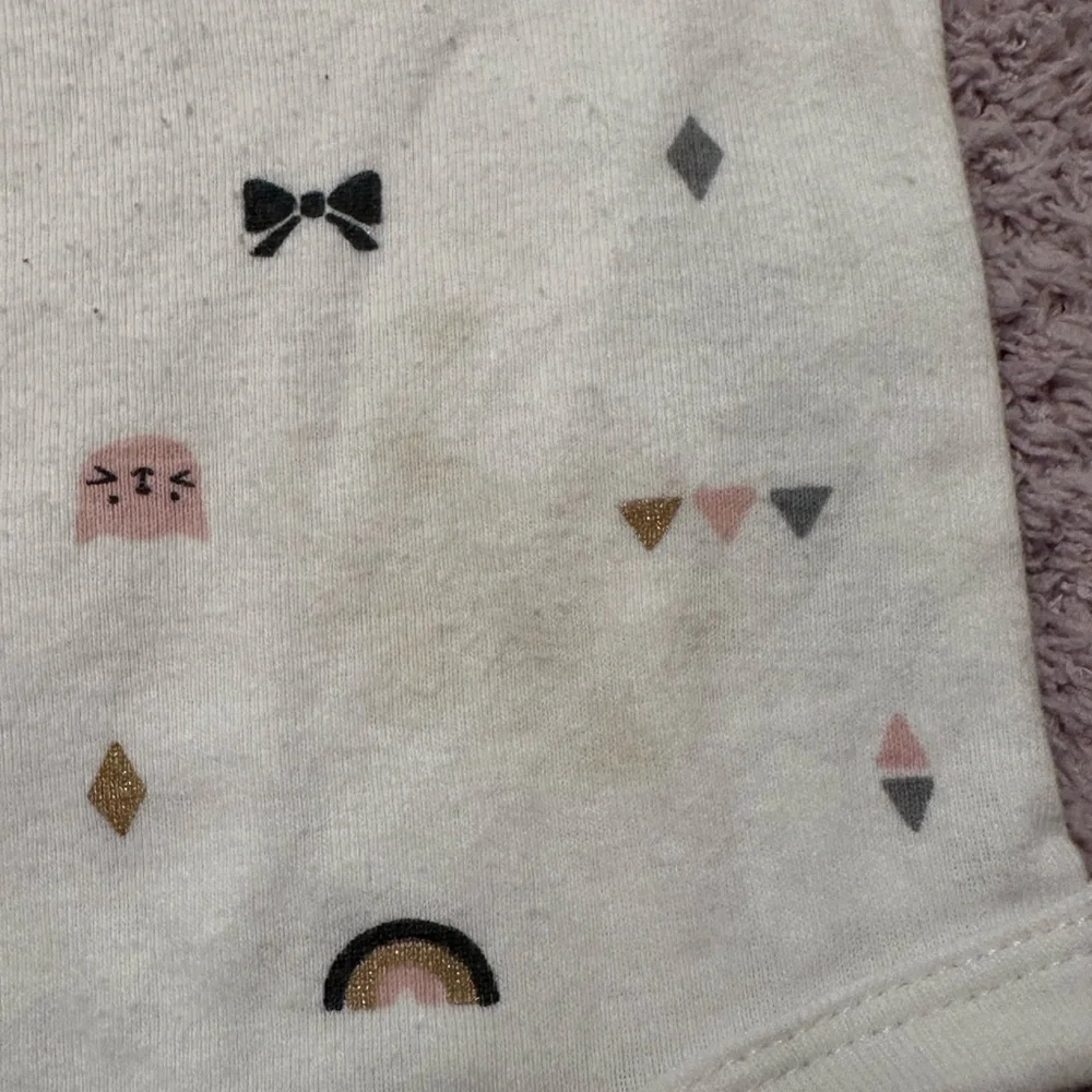 Baby Girl Bodysuit Bundle 6pc Carter’s Huggies 9 Months - Picture 6 of 13